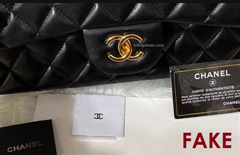 chanel 22 bag real vs fake|chanel authenticity card check.